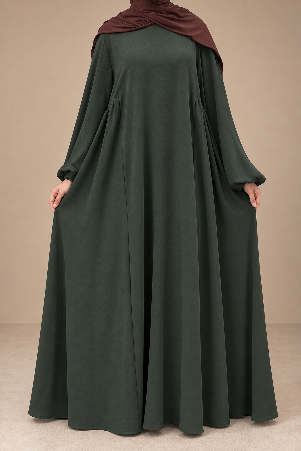 Abaya Ample en Crêpe
