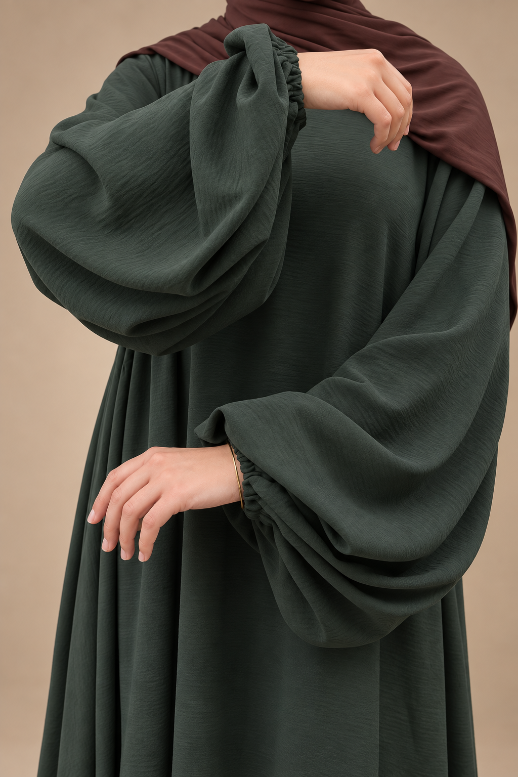 Abaya Ample en Crêpe