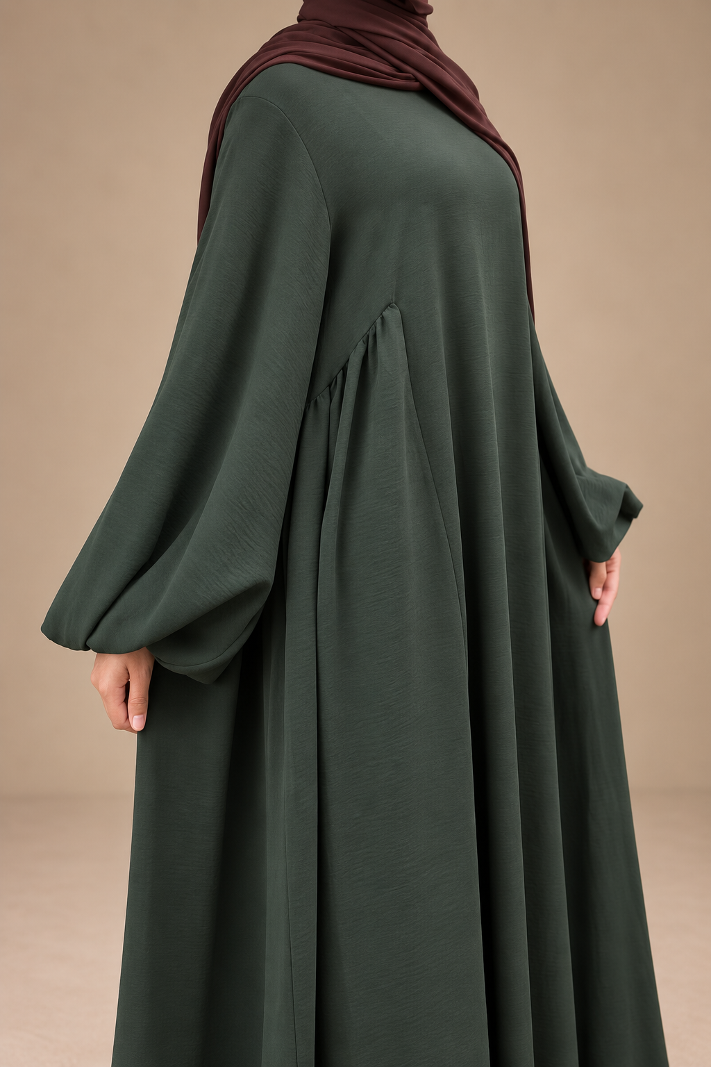Abaya Ample en Crêpe